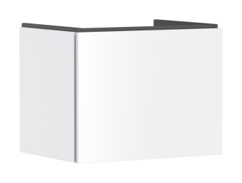 - HANSGROHE Xilesa E Szafka pod umywalkę wiszącą z 1 szufladą 63 x 47cm biały mat 54255700 - 54255700 - Łazienki Szydłowski