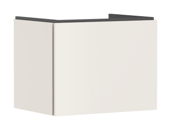 - HANSGROHE Xilesa E Szafka pod umywalkę wiszącą z 1 szufladą 63 x 47cm piaskowy beż matowy 54255780 - 54255780 - Łazienki Szydłowski