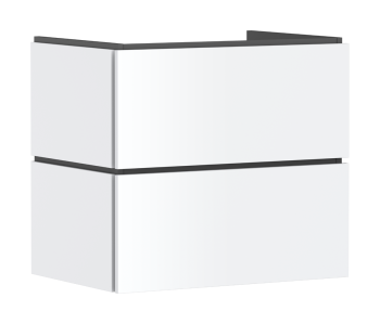 - HANSGROHE Xilesa E Szafka pod umywalkę wiszącą z 2 szufladami 68 x 47cm biały mat 54258700 - 54258700 - Łazienki Szydłowski