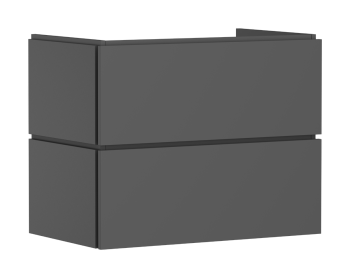 - HANSGROHE Xilesa E Szafka pod umywalkę wiszącą z 2 szufladami 78 x 47cm szary łupek matowy 54260760 - 54260760 - Łazienki Szydłowski