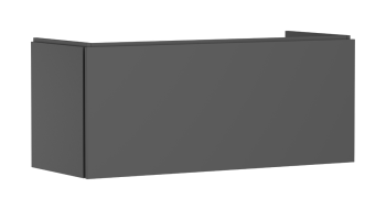 - HANSGROHE Xilesa E Szafka pod umywalkę wiszącą z 1 szufladą 118 x 47 cm szary łupek matowy 54263760 - 54263760 - Łazienki Szydłowski