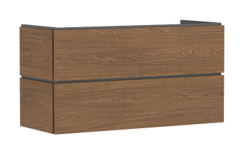 - HANSGROHE Xilesa E Szafka pod umywalkę wiszącą z 2 szufladami 118 x 47cm kaszmirowy dąb 54264550 - 54264550 - Łazienki Szydłowski