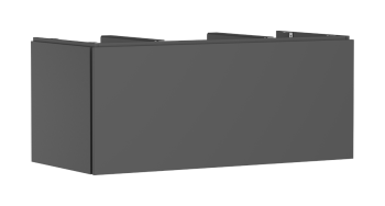 - HANSGROHE Xilesa E Szafka pod szlifowaną umywalkę wpuszczaną w blat/nablatową z 1 szufladą 118 x 55 cm szary łupek matowy 54267760 - 54267760 - Łazienki Szydłowski