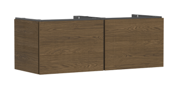 - HANSGROHE Xilesa E Szafka pod szlifowaną umywalkę wpuszczaną w blat/nablatową z 2 szufladami 137,5 x 55 cm kaszmirowy dąb 54268550 - 54268550 - Łazienki Szydłowski