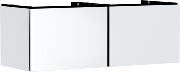 - HANSGROHE Xilesa E Szafka pod szlifowaną umywalkę wpuszczaną w blat/nablatową z 2 szufladami 137,5 x 55 cm biały mat 54268700 - 54268700 - Łazienki Szydłowski