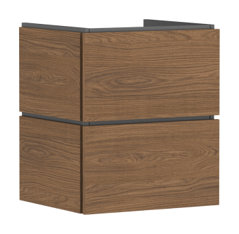 - HANSGROHE Xilesa E Szafka pod umywalkę wiszącą z 2 szufladami PushOpen 53 x 47cm kaszmirowy dąb 54292550 - 54292550 - Łazienki Szydłowski