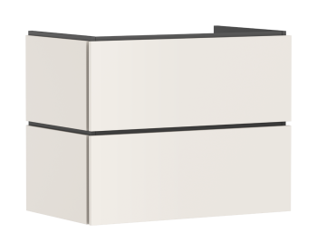 - HANSGROHE Xilesa E Szafka pod umywalkę wiszącą z 2 szufladami PushOpen 78 x 47 cm piaskowy beż matowy 54296780 - 54296780 - Łazienki Szydłowski