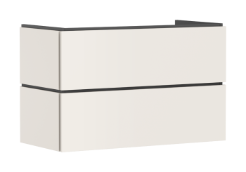 - HANSGROHE Xilesa E Szafka pod umywalkę wiszącą z 2 szufladami PushOpen 98 x 47 cm piaskowy beż matowy 54297780 - 54297780 - Łazienki Szydłowski