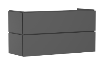 - HANSGROHE Xilesa E Szafka pod umywalkę wiszącą z 2 szufladami PushOpen 118 x 47 cm szary łupek matowy 54298760 - 54298760 - Łazienki Szydłowski
