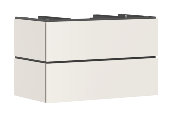 - HANSGROHE Xilesa E Szafka pod szlifowaną umywalkę wpuszczaną w blat/nablatową z 2 szufladami 98 x 55 cm piaskowy beż matowy 54301780 - 54301780 - Łazienki Szydłowski