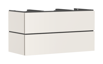 - HANSGROHE Xilesa E Szafka pod szlifowaną umywalkę wpuszczaną w blat/nablatową z 2 szufladami 118 x 55 cm piaskowy beż matowy 54303780 - 54303780 - Łazienki Szydłowski