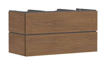 - HANSGROHE Xilesa E Szafka pod szlifowaną umywalkę wpuszczaną w blat/nablatową z 2 szufladami PushOpen 118 x 55 cm kaszmirowy dąb 54304550 - 54304550 - Łazienki Szydłowski