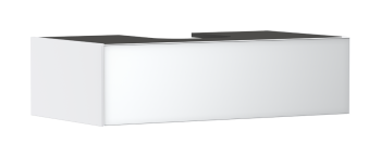  - HANSGROHE Xevolos E Szafka pod szlifowaną umywalkę wpuszczaną w blat/nablatową z 1 szufladą 98 x 55 cm, biały mat 54313320 - 54313320 - Łazienki Szydłowski