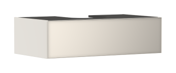  - HANSGROHE Xevolos E Szafka pod szlifowaną umywalkę wpuszczaną w blat/nablatową z 1 szufladą 98 x 55 cm, piaskowy beż matowy 54314790 - 54314790 - Łazienki Szydłowski