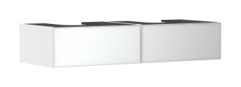 HANSGROHE Xevolos E Szafka pod 2 szlifowane umywalki wpuszczane w blat/nablatowe z 2 szufladami 137 x 55cm, biały mat 54316320 54316320 od 