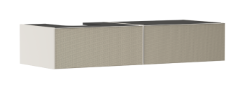 - HANSGROHE Xevolos E Szafka pod szlifowaną umywalkę wpuszczaną w blat/nablatową po lewej stronie 137 x 55cm, piaskowy beż mat 54320390 - 54320390 - Łazienki Szydłowski