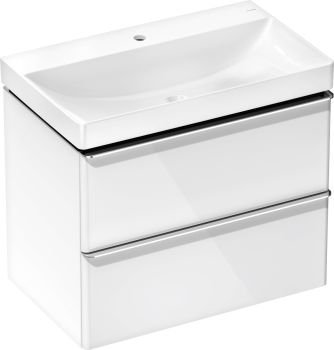  - HANSGROHE Xelu Q Zestaw umywalka wisząca z szafką z 2 szufladami 78 x 47,5 cm, biały wysoki połysk 54374000 - 54374000 - Łazienki Szydłowski