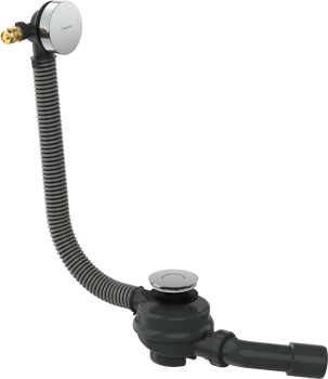  - HANSGROHE Flexaplus Kompletny syfon wannowy z przelewem chrom 58154000 - 58154000 - Łazienki Szydłowski