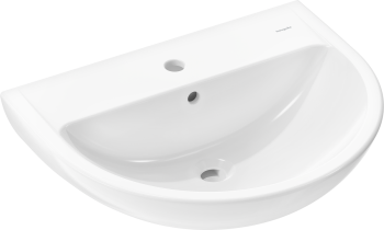- HANSGROHE GladeLake S Umywalka wisząca 60 x 49 cm z otworem na baterię, z przelewem biały 60102450 - 60102450 - Łazienki Szydłowski