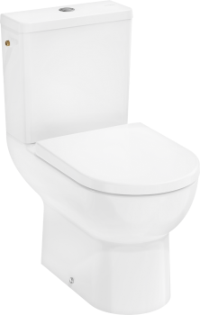 - HANSGROHE GladeLake S Kompakt WC 640, odpływ poziomy/pionowy, przyłącze z boku, AquaChannel Flush, z deską WC, SoftClose, QuickRelease biały 60313450 - 60313450 - Łazienki Szydłowski