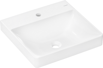 - HANSGROHE Xelu Q Mała umywalka wisząca 50 x 48 cm biały 60316450 - 60316450 - Łazienki Szydłowski