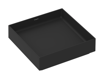  - HANSGROHE Xuniva Evo E Umywalka nablatowa 40 x 40 cm, czarny mat 60324670 - 60324670 - Łazienki Szydłowski