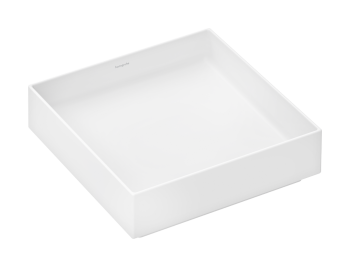  - HANSGROHE Xuniva Evo E Umywalka nablatowa 40 x 40 cm biały mat 60324700 - 60324700 - Łazienki Szydłowski