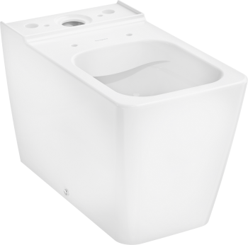 - HANSGROHE EluPura Q Miska kompaktowa WC 640, przyścienna, odpływ poziomy/pionowy, AquaFall Flush, HygieneEffect biała 62036450 - 62036450 - Łazienki Szydłowski