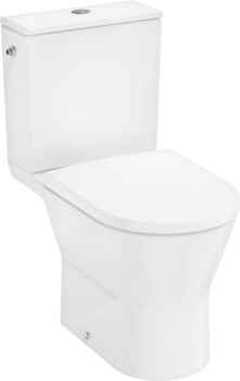 - HANSGROHE EluPura Original S Kompakt WC 640,  AquaChannel Flush, HygieneEffect, z deską WC, SoftClose, QuickRelease biały 62040450 - 62040450 - Łazienki Szydłowski