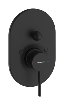 - HANSGROHE Zesis S Jednouchwytowa bateria wannowa, podtynkowa czarny mat 74417670 - 74417670 - Łazienki Szydłowski