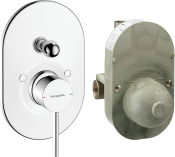  - HANSGROHE Zesis S Zestaw jednouchwytowej baterii wannowej, podtynkowej chrom 74418000 - 74418000 - Łazienki Szydłowski