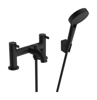 - HANSGROHE Zesis S 2-otoworowa bateria na brzeg wanny czarny mat 74424670 - 74424670 - Łazienki Szydłowski