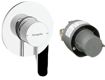  - HANSGROHE Zesis S Zestaw jednouchwytowej baterii prysznicowej, podtynkowy chrom 74618000 - 74618000 - Łazienki Szydłowski