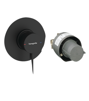 - HANSGROHE Zesis S Zestaw jednouchwytowej baterii prysznicowej, podtynkowy czarny mat 74618670 - 74618670 - Łazienki Szydłowski