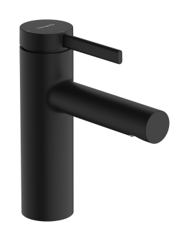 - HANSGROHE Zesis S bateria umywalkowa 100 CoolStart z kompletem odpływowym z cięgłem czarny mat 74720670 - 74720670 - Łazienki Szydłowski