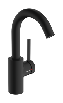 - HANSGROHE Zesis S bateria umywalkowa 210 CoolStart z obrotową wylewką i kompletem odpływowym z cięgłem czarny mat 74740670 - 74740670 - Łazienki Szydłowski