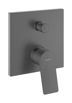 - HANSGROHE Vivenis Jednouchwytowa bateria wannowa zgodna z normą EN 1717, podtynkowa do iBox universal czarny chrom szczotkowany 75416340 - 75416340 - Łazienki Szydłowski