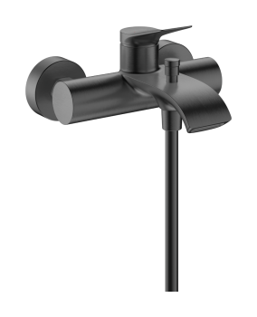 - HANSGROHE Vivenis Jednouchwytowa bateria wannowa Original, natynkowa czarny chrom szczotkowany 75423340 - 75423340 - Łazienki Szydłowski