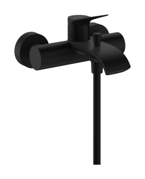 - HANSGROHE Vivenis Jednouchwytowa bateria wannowa Original, natynkowa czarny mat 75423670 - 75423670 - Łazienki Szydłowski