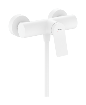 - HANSGROHE Vivenis Jednouchwytowa bateria prysznicowa Original, natynkowa biały mat 75623700 - 75623700 - Łazienki Szydłowski