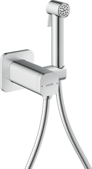 - AXOR Bidette Showers Główka prysznicowa Bidette 1jet dla wody zmieszanej z uchwytem i wężem prysznicowym 1.25 m, softsquare chrom 29243000 - 29243000 - Łazienki Szydłowski