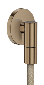 - AXOR Wall outlet Fine Przyłącze węża, okrągłe brąz szczotkowany 36737140 - 36737140 - Łazienki Szydłowski