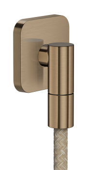 - AXOR Wall outlet Fine Przyłącze węża, softsquare brąz szczotkowany 36739140 - 36739140 - Łazienki Szydłowski