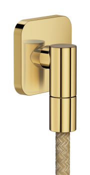 - AXOR Wall outlet Fine Przyłącze węża, softsquare złoty optyczny polerowany 36739990 - 36739990 - Łazienki Szydłowski