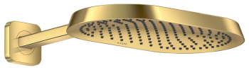 - AXOR ShowerSphere Głowica prysznicowa 370/220 1jet z ramieniem prysznicowym złoty optyczny polerowany 39748990 - 39748990 - Łazienki Szydłowski