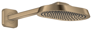 - AXOR ShowerSphere Deszczownica prysznicowa 25 x 16 cm 1jet z ramieniem prysznicowym brąz szczotkowany 39754140 - 39754140 - Łazienki Szydłowski
