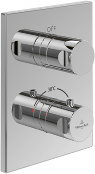 Villeroy&Boch Universal Taps & Fittings bateria podtynkowa termostat, element zewnętrzny chrom TVD00065300061