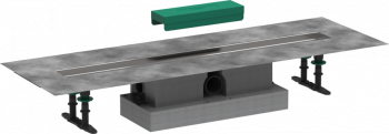 HANSGROHE uBox Universal Kompletny zestaw do montażu standardowego-80cm do odpływu liniowego 56024180