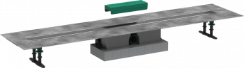 HANSGROHE uBox universal Kompletny zestaw do montażu standardowego 120cm do odpływu liniowego do wyłożenia płytkami 56027180