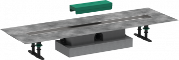HANSGROHE uBox universal Kompletny zestaw do montażu płaskiego 80cm do odpływu liniowego do wyłożenia płytkami 56018180